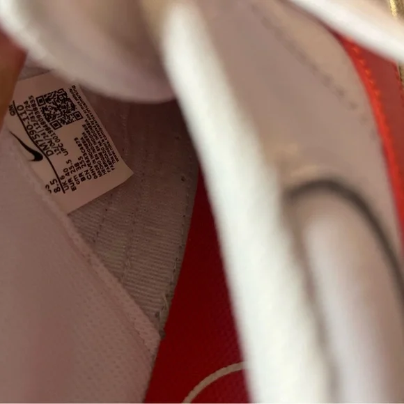 Nike Court Legacy Lift White Gold Red Causal Women Shoe Size 8.5 DM7590-110 - Picture 10 of 11